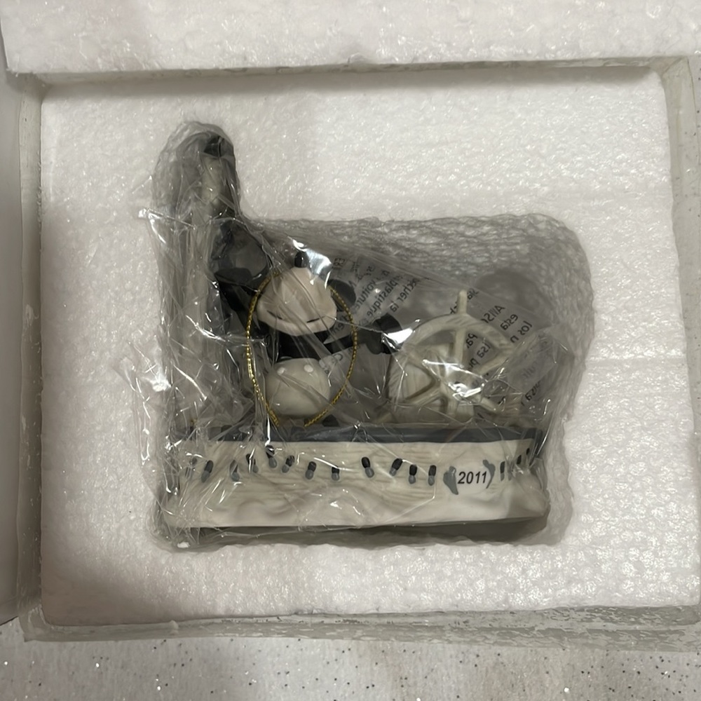 Mickey Mouse Steamboat Willie 2011 Early Moments Ornament B47
